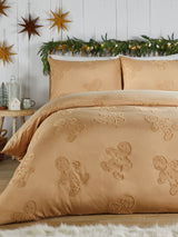 Duvet Day Ginger Gingebread Christmas Duvet Cover and Pillowcase Set