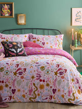 Furn Pink Enchanted Reversible Duvet Cover and Pillowcase Set
