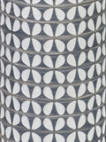 Showerdrape Grey Ravello Geo toilet brush (British brand)