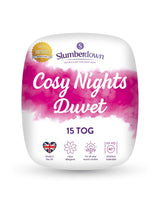 Slumberdown Cosy Nights 15 Tog Heavyweight Winter Duvet