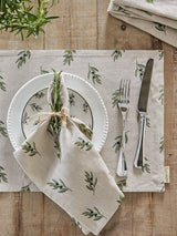 Sophie Allport Natural Linen Olive Placemats Set of 2