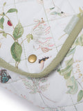 Sophie Allport off white wild floral picnic blanket 200cm x 150cm (British brand)