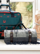 Sophie Allport Blue Lobster Picnic Blanket with Straps 148 x 145cm