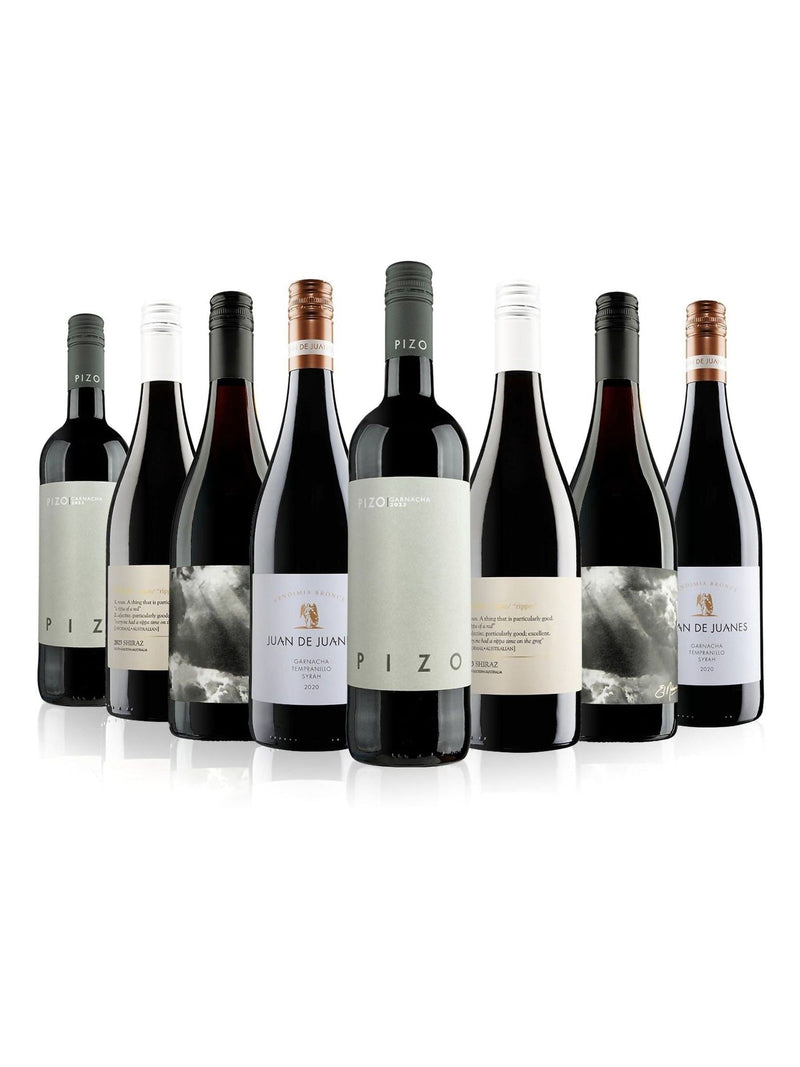 Virgin Wines red wine case 8 bottle (British brand)