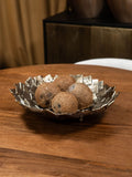 Libra Interiors Gold Montrose cast aluminium platter 41cm, UK version