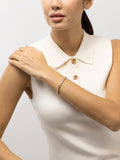 Radley silver plated heart stone set bracelet, imported from the UK