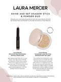Laura Mercier Shine and Set Shadow Stick and Powder Duo (Worth £38)