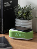 Karlsson Bright Green Vogue Alarm Clock with Phone Charger