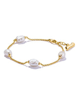 Thomas Sabo White Natural Beauty Fine Pearl Bracelet Adjustable Length