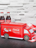 Kimm Coca-Cola Money Box Truck Tin with Glass, UK version