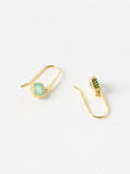 Oliver Bonas blue briar aquamarine drop earrings, imported from the UK