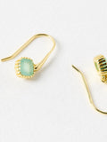 Oliver Bonas blue briar aquamarine drop earrings, imported from the UK