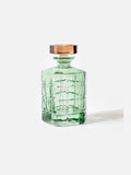 Oliver Bonas Green Jewel glass decanter, imported from the UK