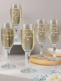 PMC Mother of the Bride personalised champagne flute, imported from the UK