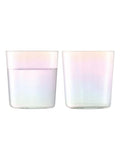 LSA International Set of 2 Mother of Pearl Iridescence Tumblers 390ml