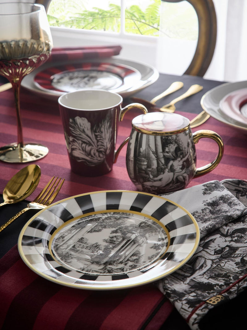 Laurence Llewelyn-Bowen Multi Festivo Porcelain Mug With Lid