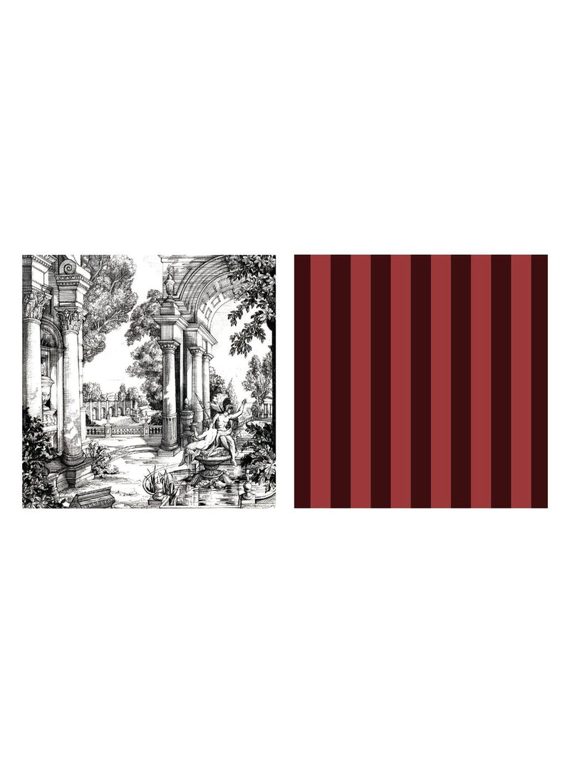 Laurence Llewelyn-Bowen Red Festivo Cotton Napkins