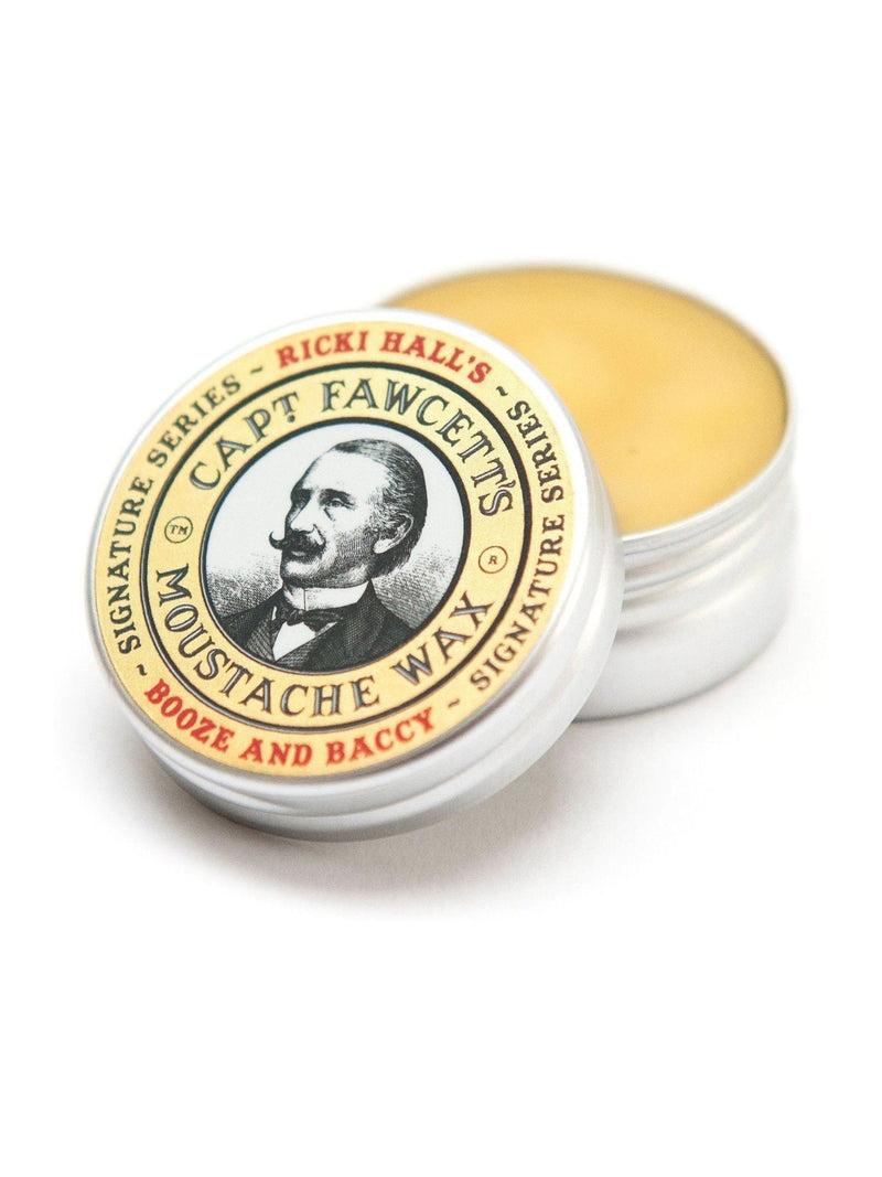 Captain Fawcett Ricki Hall’s Booze & Baccy Moustache Wax 15ml