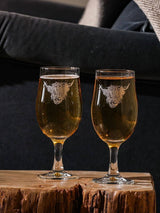 Selbrae House Clear Highland Cow Craft Beer Glasses Set of 2