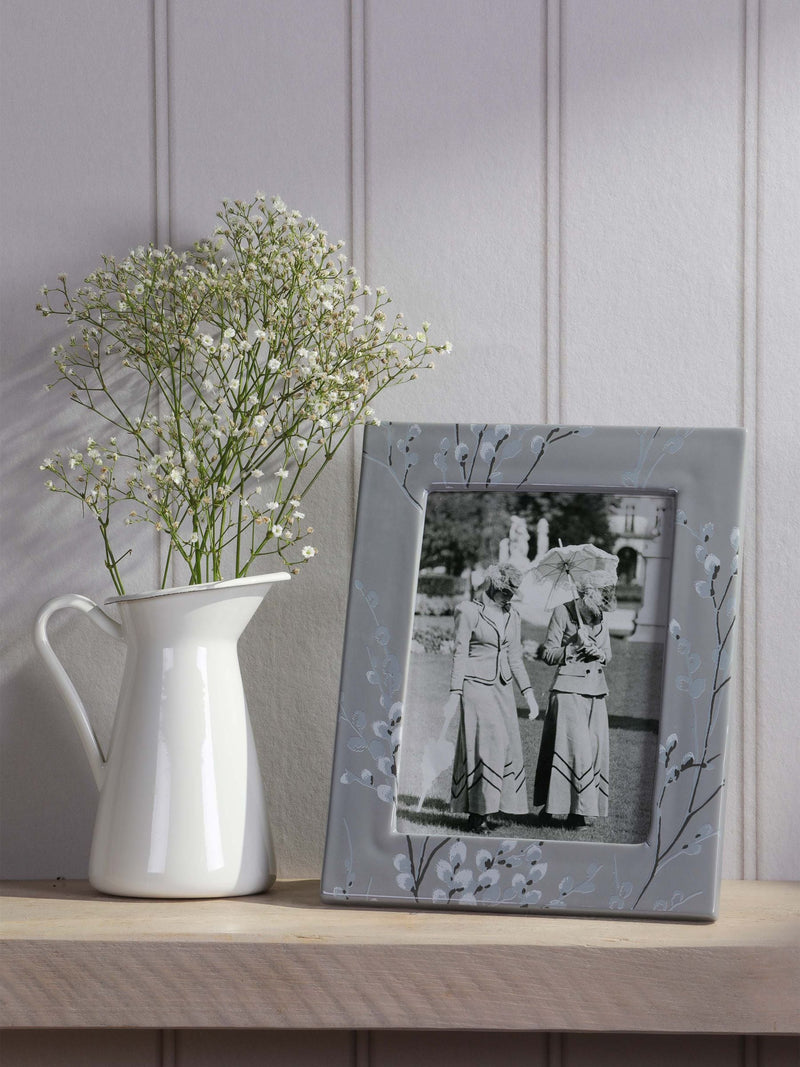 Laura Ashley Grey Pussy Willow photo frame 5x7, UK version