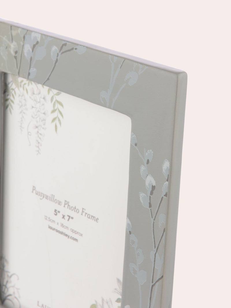 Laura Ashley Grey Pussy Willow photo frame 5x7, UK version