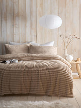 Appletree Natural Morritz Faux Fur Duvet Cover Set