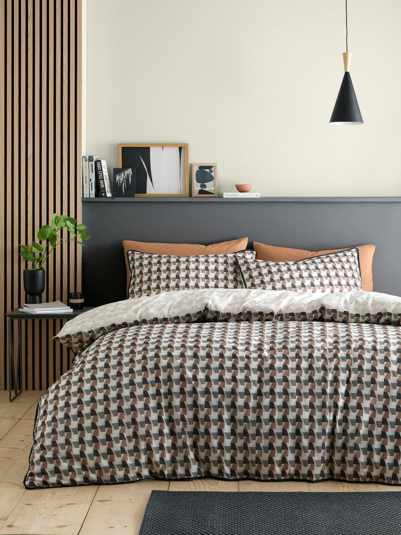 Appletree Brown Jett duvet cover set - British product