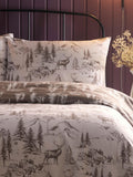 Dreams & Drapes Natural Alpine Stag duvet cover set - British product