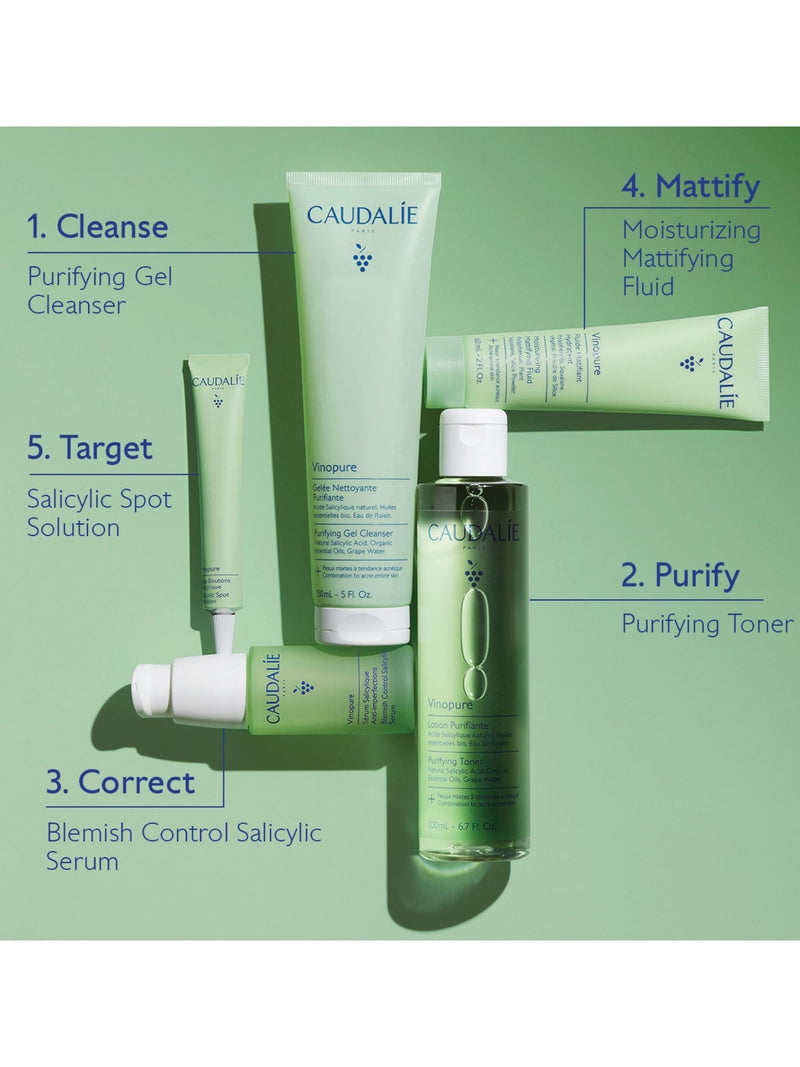 Caudalie Vinopure Blemish Control Salicylic Serum 30ml - British product