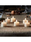 Lights4fun Ivory TruGlow LED mini votive candles 6-pack, UK version