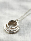 Personalised Family Names Necklace by Posh Totty Designs