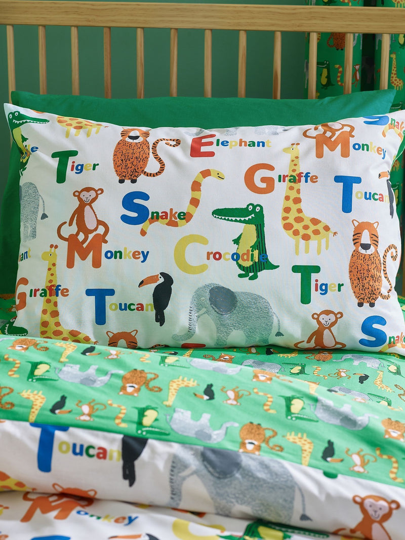 Catherine Lansfield Animal Magic Reversible Duvet Cover Set - British product