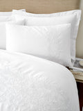 Bianca White Embroidery Floral Cotton Duvet Cover Set