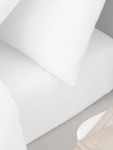 Catherine Lansfield White Brushed Cotton Extra Deep Fitted Sheet