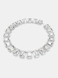 Swarovski White Rhodium Plated Octagon Cut Millenia Tennis Necklace
