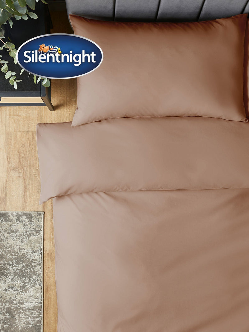 Silentnight Dusky Pink Pure Cotton Duvet Set (British brand)