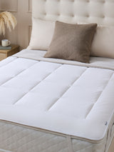 Silentnight White Wool Mattress Topper