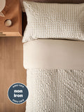 Silentnight Natural Supersoft Duvet Set Gingham