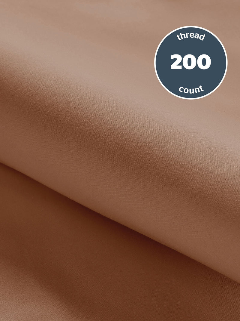 Silentnight Dusky Pink Fitted Sheet 40cm extra deep (British brand)