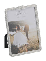 Widdop Silver Amore Infinity 3D Knot Photo Frame 5 x 7