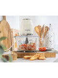 Salter Cream Retro Glass Chopper 1.5L (British brand)
