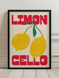 We Are Proper Good Yellow Limoncello art print (British brand)