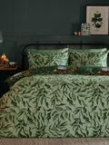 Forest Green reversible duvet cover set - British product