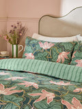 Wylder Juniper Green Luella duvet cover set (British brand)