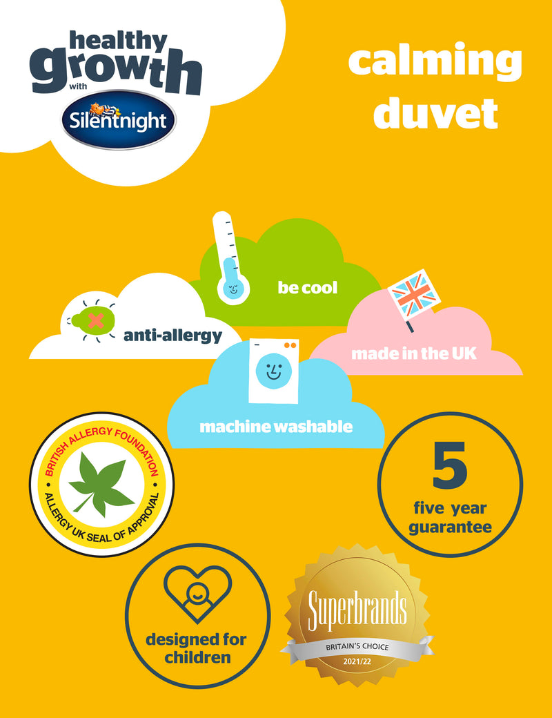 Silentnight Healthy Growth Calming Duvet, UK version