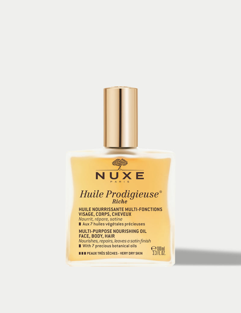 NUXE multipurpose nourishing oil for dry skin and hair 100ml, UK version