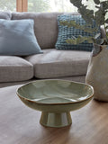 Grey Ceramic Reactive Glaze Decorative Bowl