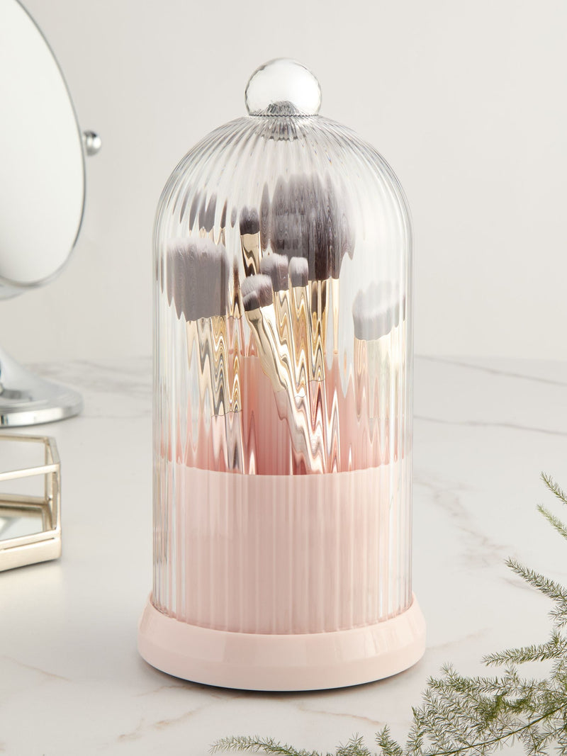 360° Rotating Makeup Brush Organiser