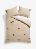 Hamish Brushed Cotton Duvet Cover Set, imported from the UK