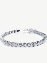 Ivory & Co Silver Imperial Crystal Tennis Bracelet 18cm